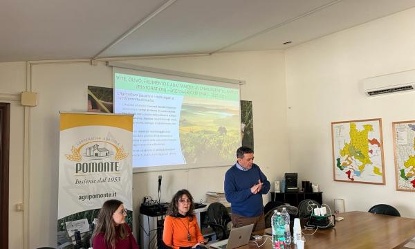Presentazione progetto Restoration presso Cooperativa Agricola Pomonte.
